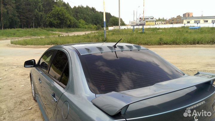 Козырёк на крышу Lancer 10 широкий EVO-Style