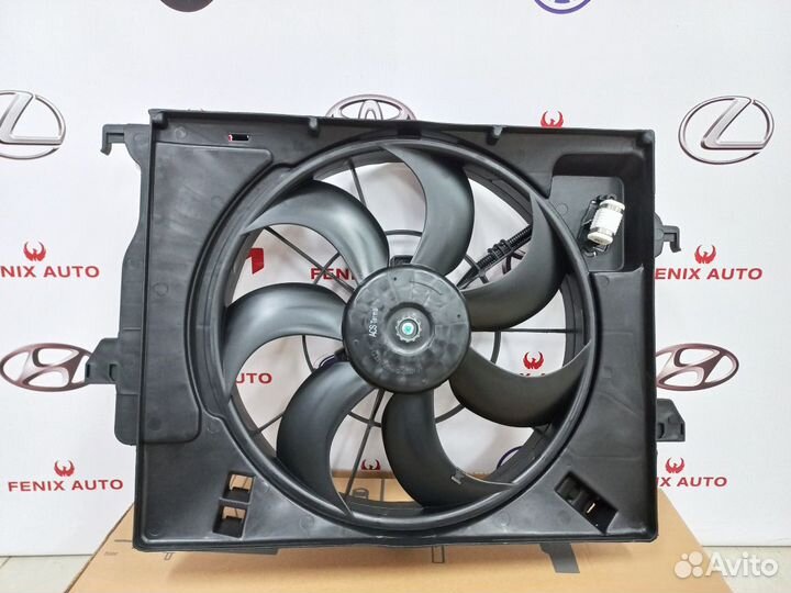 Вентилятор Kia Rio 3 Hyundai Solaris 1