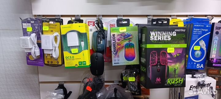 Кабель usb. Зарядное type-c. Наушники hoco