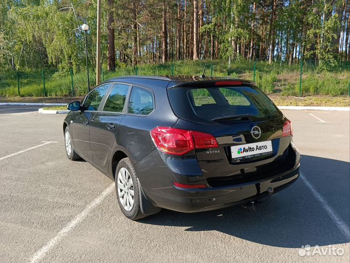 Opel Astra 1.6 AT, 2012, 209 000 км