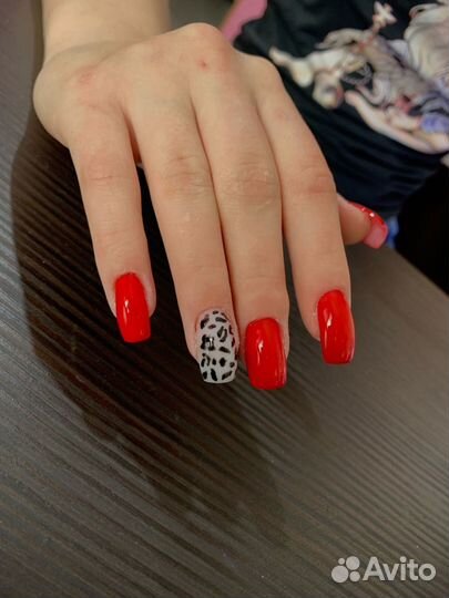 Маникюр наращивание