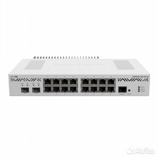 Маршрутизатор mikrotik CCR2004-16G-2S+PC