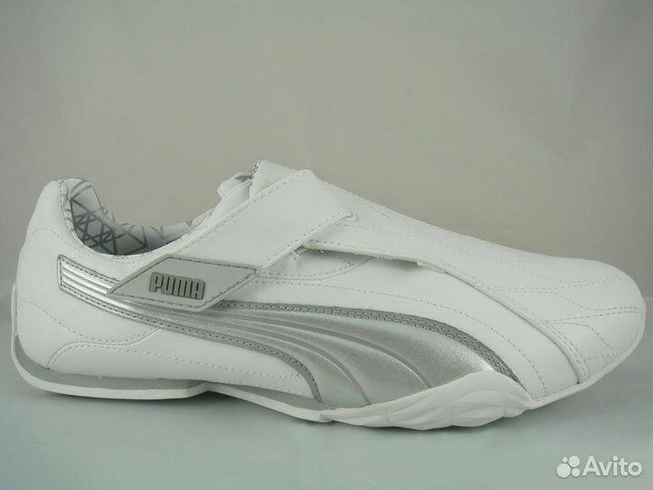 Кроссовки кеды Puma RYU VX White-Silver Velcro