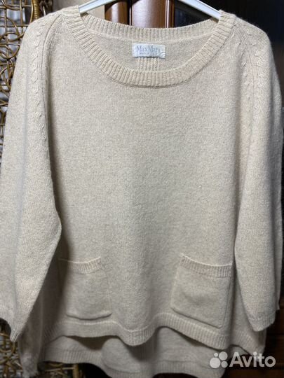 Джемпер Max Mara кашемир шерсть на 46 р оригинал