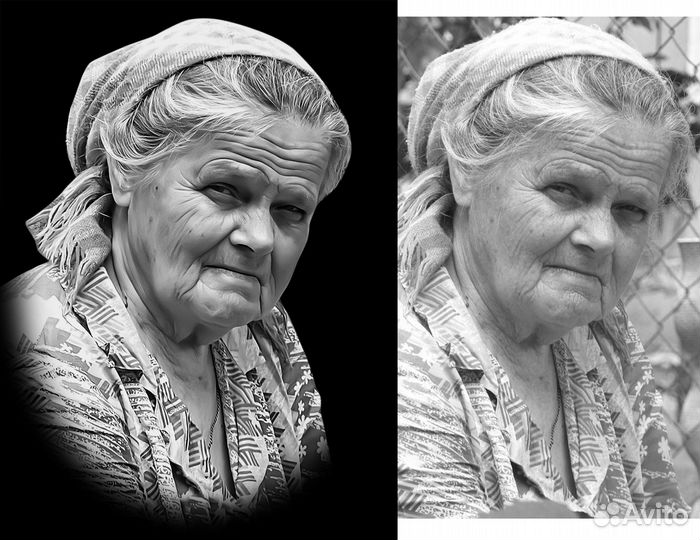 Ретушь фото на памятник