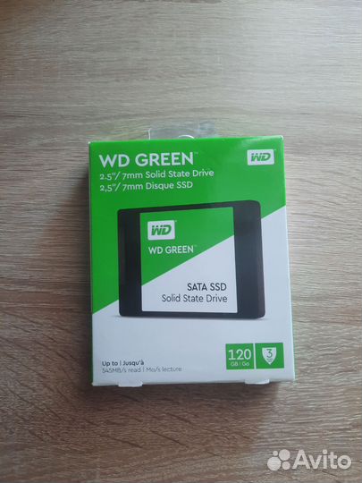Новый SSD диск 2.5 WD green