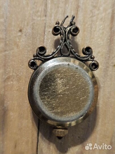 Часы кулон Чайка СССР позолота