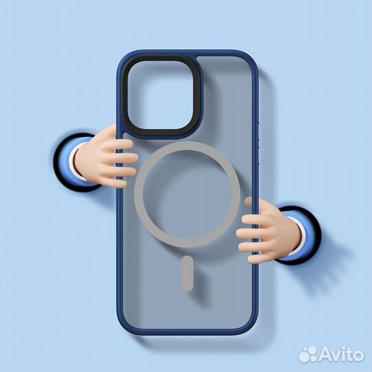 Benks Чехол для iPhone 14 Plus Синий