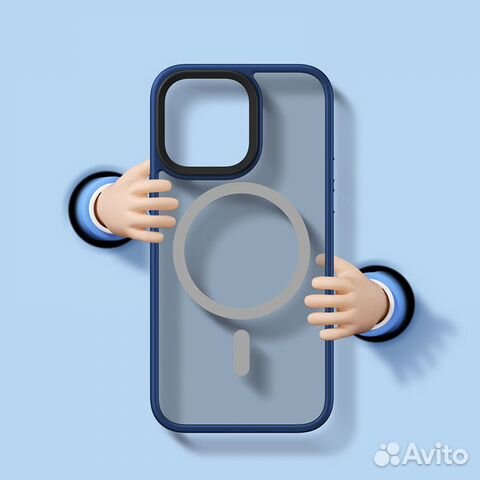 Benks Чехол для iPhone 14 Plus Синий