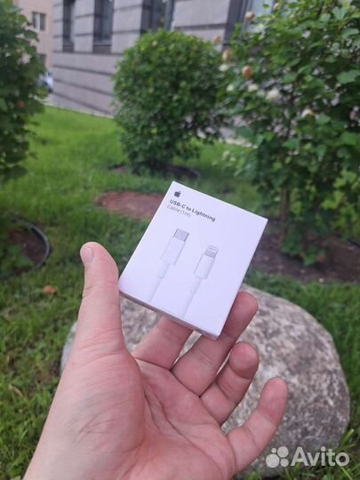 Зарядный шнур на iPhone