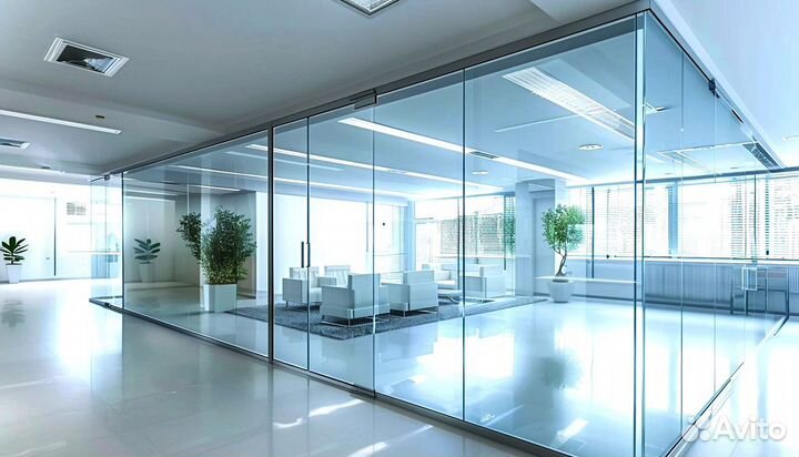 Офисные стеклянные перегородки