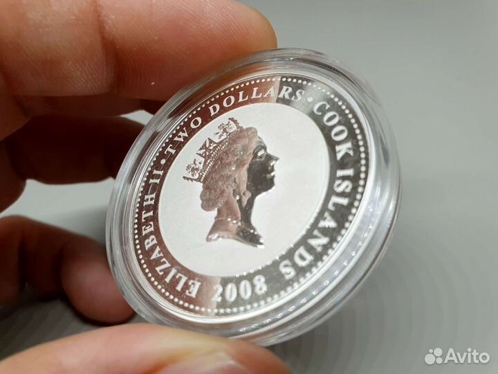 Два доллара Лебеди Love is Precious