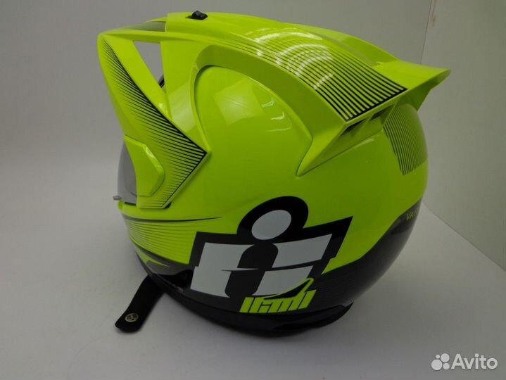 Шлем icon variant double stack - hiviz