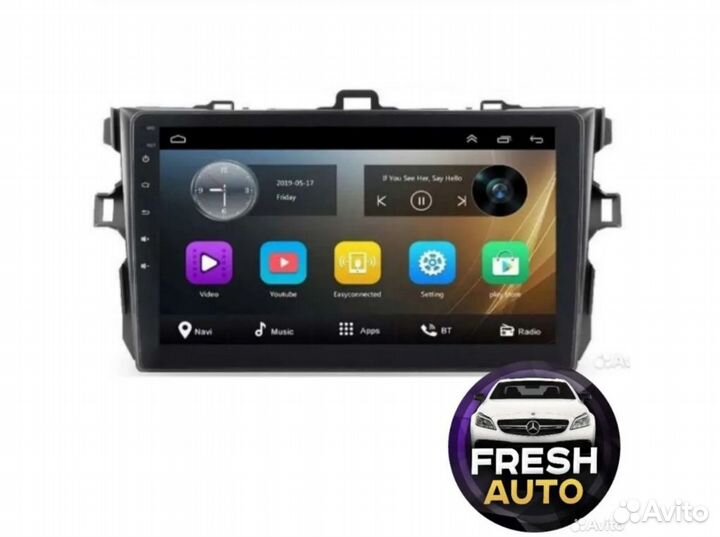 Магнитола Android Toyota Corolla