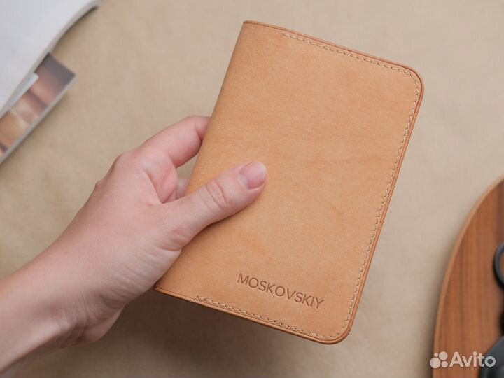 Обложка на паспорт из натуральной кожи