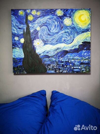 Картина ван Гог, звездная ночь