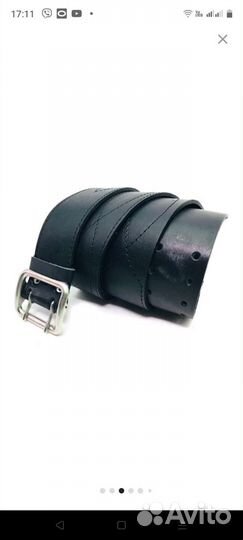 Мужской кожаный ремень, портупея