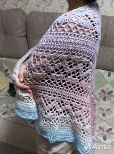 Шаль акриловая