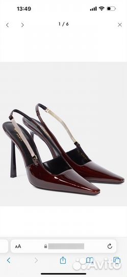 Туфли Saint laurent slingback-Pumps 37 р