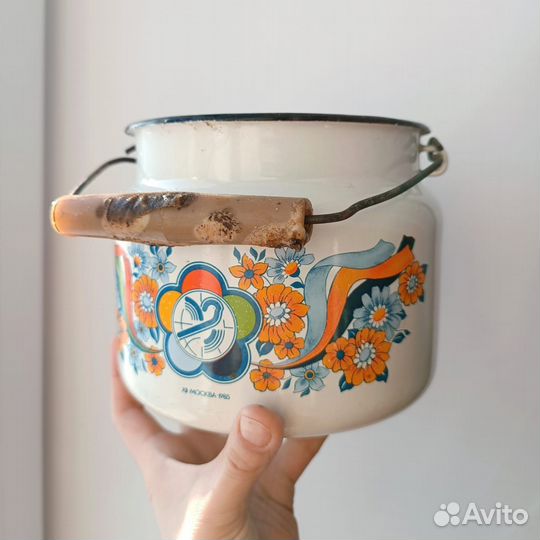 Бидон СССР эмалированный