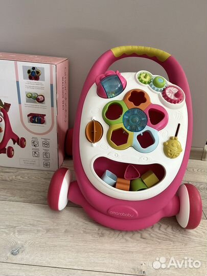 Каталка-ходунки Amarobaby Walking Way 2в1