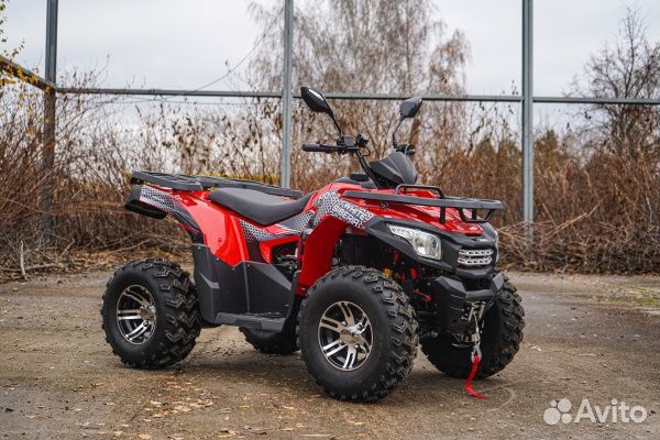 Электроквадроцикл white siberia sneg PRO MAX 6000W