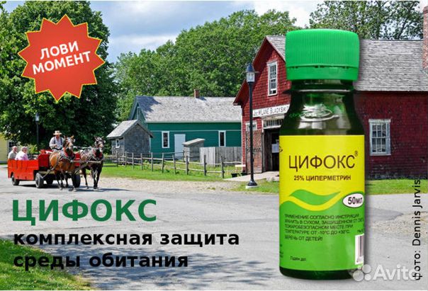 Цифокс- средство против комаров, блох, клещей, мур