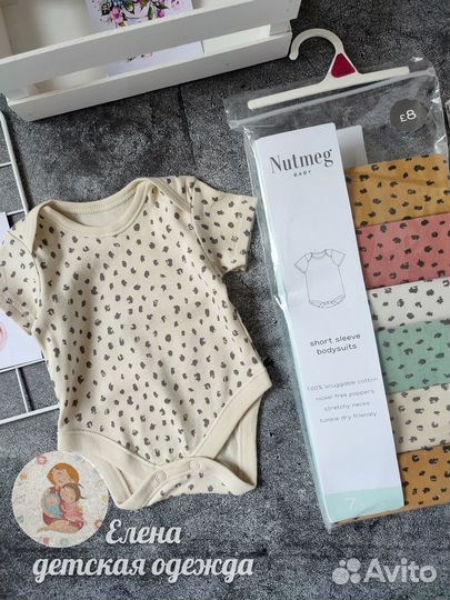 Боди для девочки 50 Англия