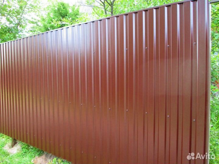 Забор из профнастила