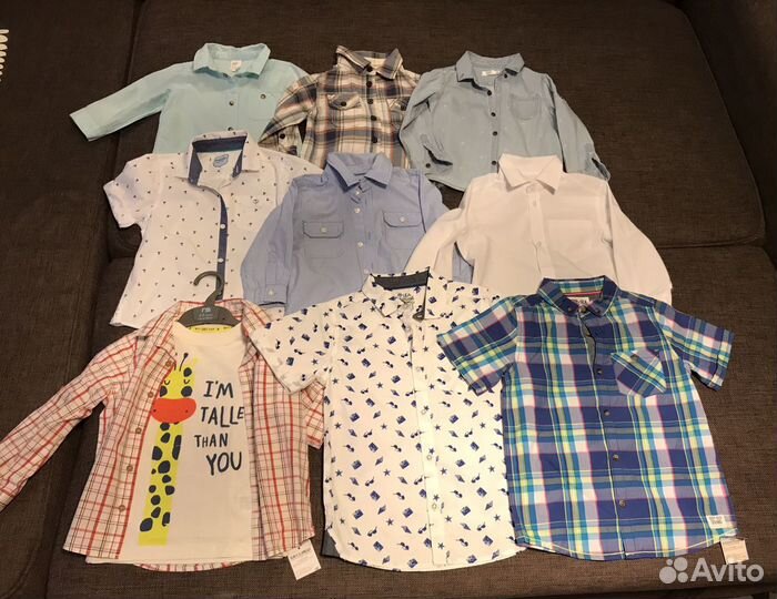 Рубашка для мальчика р 92-110