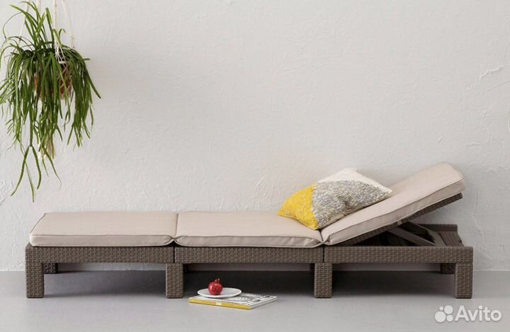 Шезлонг скамья Daytona Дайтона капучино