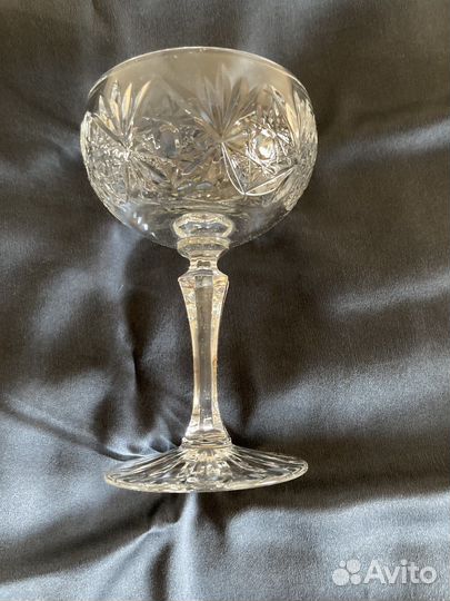 Фужер/креманка, винтаж, хрусталь, розетка