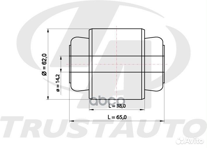 Сайлентблок плавающий (TA); SB700-7066