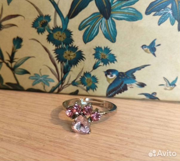 Кольцо кошачий след