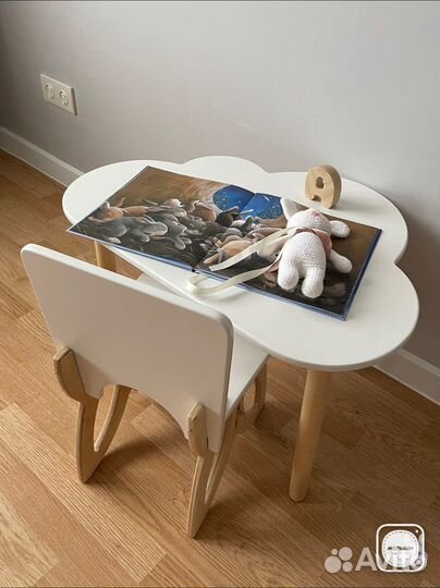 Стол детский и стул новый Облачко