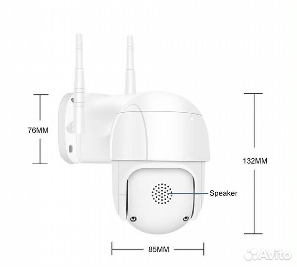 Камера видеонаблюдения IP PTZ