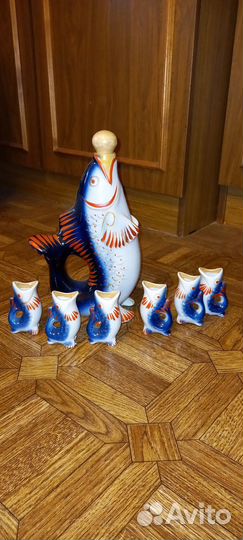 Фарфоровые статуэтки рыбы Полонский фз