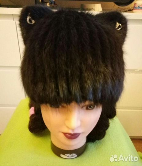 Шапка норка. Новая