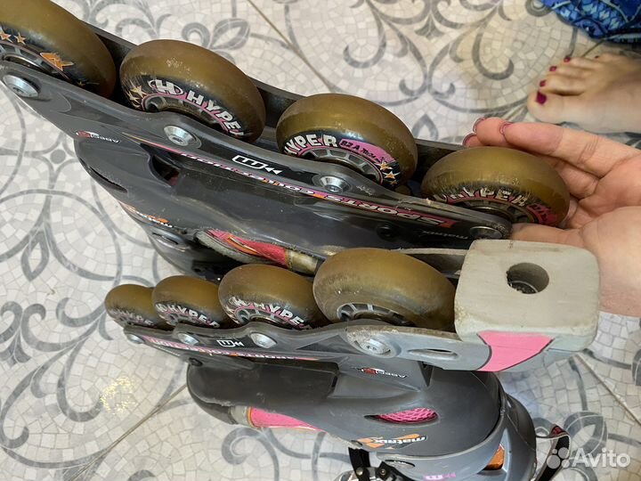 Роликовые коньки детские раздвижные 31-34 Matrix