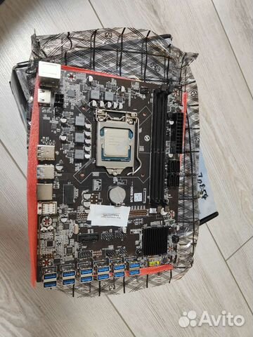 Материнская плата btc b250c с процессором