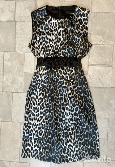 Платье вечернее леопард коктейльное платье