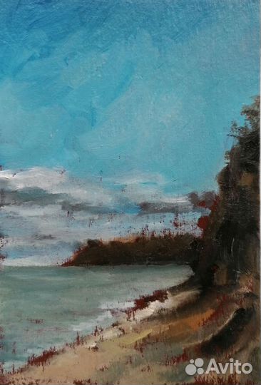 Картина маслом этюд