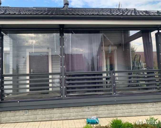 Мягкие окна для беседки