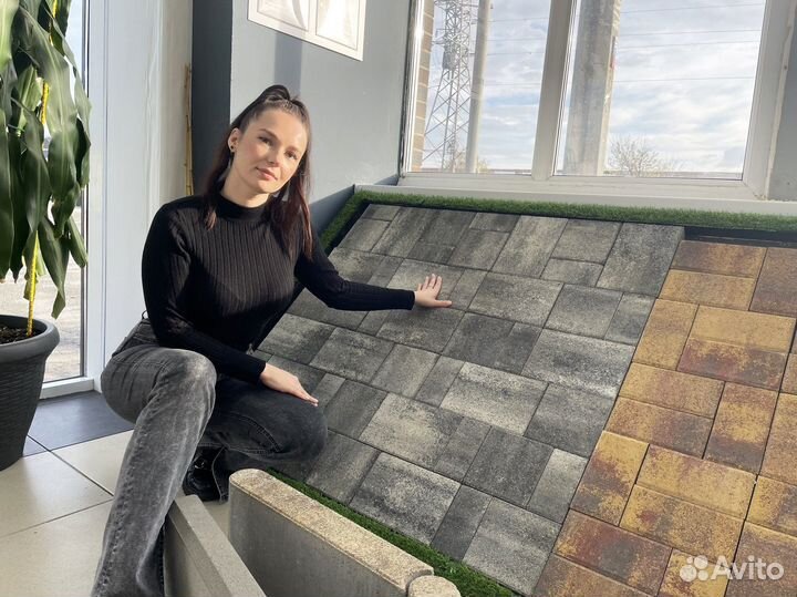 Брусчатка тротуарная плитка от завода