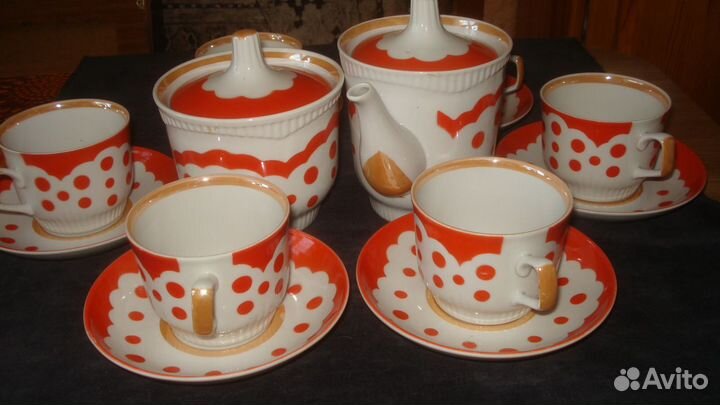 Сервиз чайный новый. Ситечки для чая