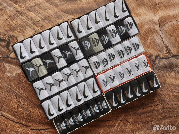 Носки Nike Fila Puma Reebok