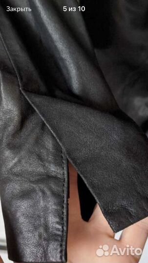 Пиджак кожанный (нат) Calvin Klein оригинал