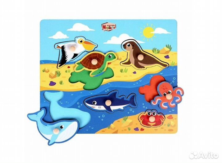 Вкладыш Животные океана 962003