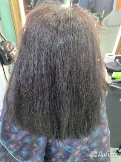 Кератиновое выпрямление волос,нанопластика волос