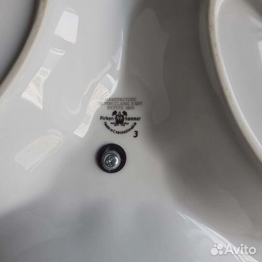 Менажница и сухарница/фарфор чсср